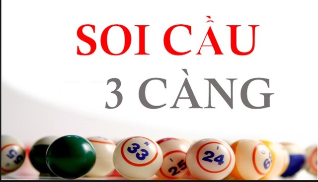 Soi cầu 3 càng chuẩn xác ghép theo bóng của tổng